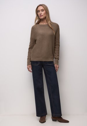 LANGARM PULLOVER - Maglione - braun