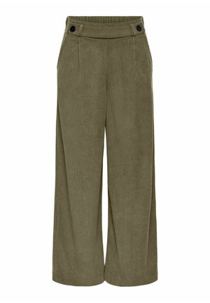 JDY, JDYGEGGO CORD PANT JRS NOOS - Pantalon classique - burnt olive