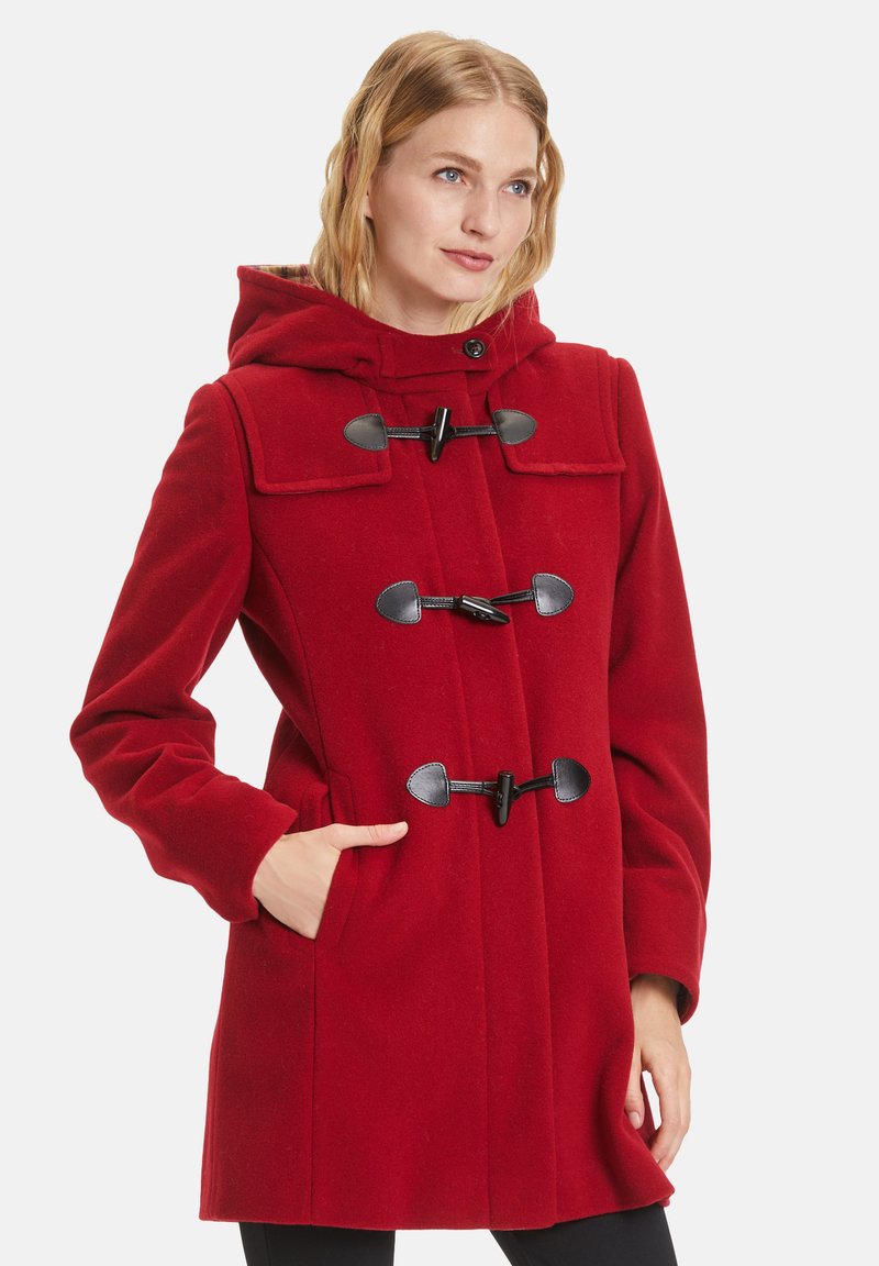 Gil Bret DUFFLE MIT KAPUZE - Manteau classique - dunkelrot/rouge ...