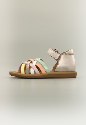 POPPY LUX - Szandálok - oro/pastel