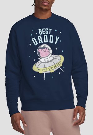 PEPPA PIG BEST DADDY PIG IN THE UNIVERSE - Langarmshirt - dark blue
