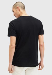 AllSaints FIGURE CREW - T-shirt basic - black