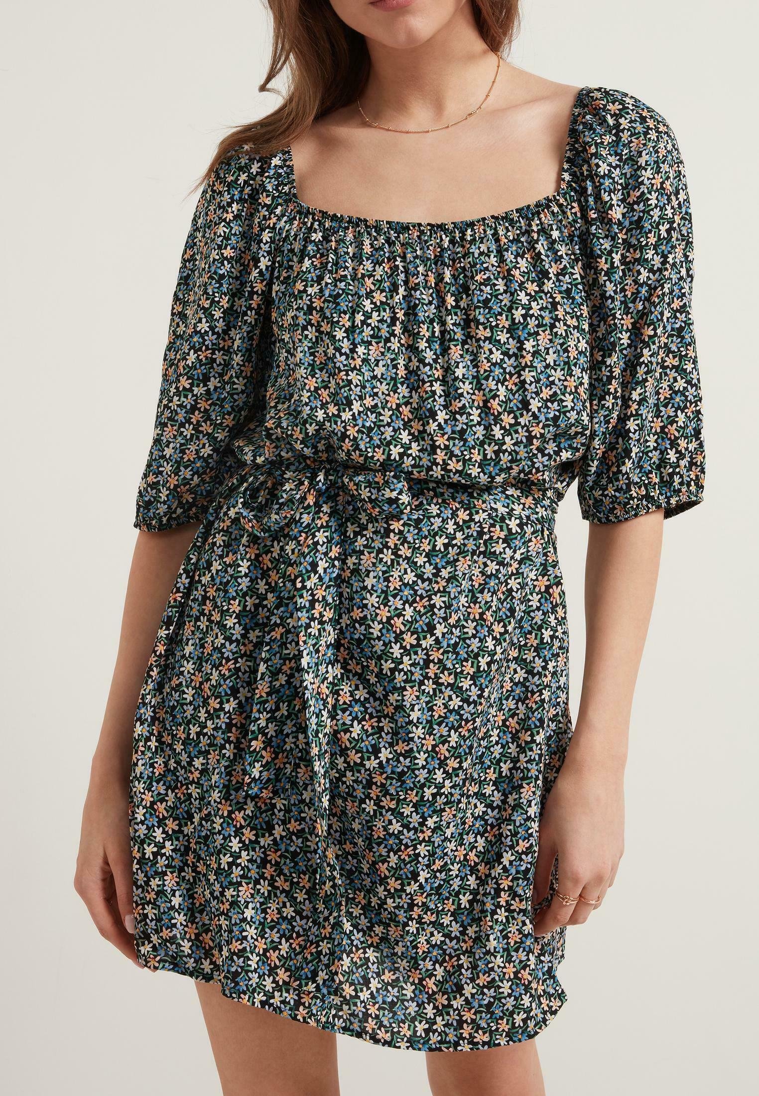 Tezenis Vestito estivo - nero st.garden flowers/nero denim - Zalando