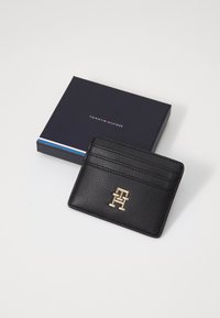 Tommy Hilfiger SOFT LOGOTAPE HOLDER - Visitekaarthouder - black