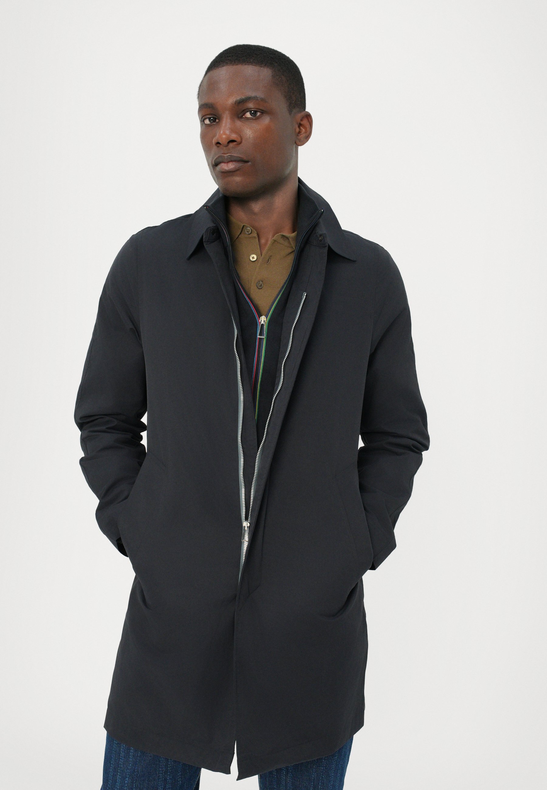 PS Paul Smith Trenchcoat - dark blue - Zalando.ie