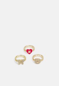 PCGLENNA 3 PACK - Anel - gold-coloured/multi