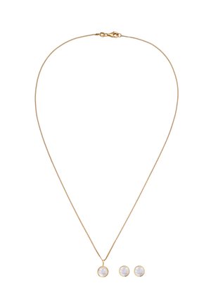 SET MONDSTEIN - Ohrringe - gold-coloured