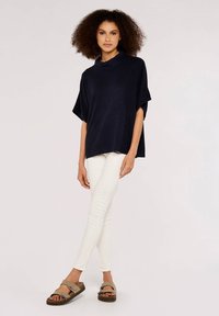 Apricot ROLL NECK  - Stickad tröja - dark blue