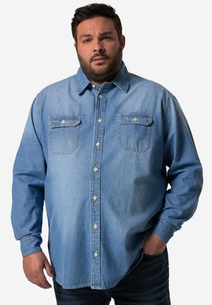 LANGARM KENTKRAGEN MODERN FIT - Chemise - blue denim
