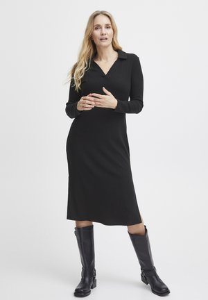 FRHenley - Svetríkové šaty - black