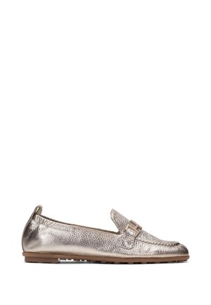 Mocassins - metal gold