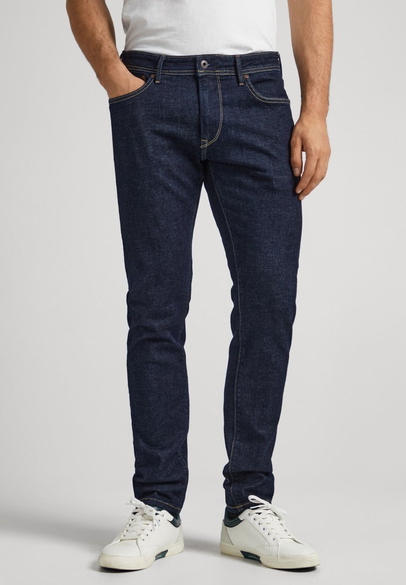 Pepe Jeans Jeans Tapered Fit - denim/dark-blue denim - Zalando.de