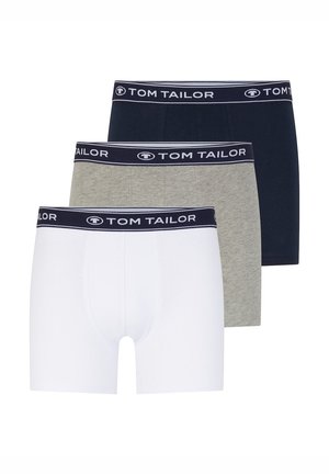 IM DREIERPACK MIT WEBBUND - Boxerbriefs - navymelangewhite