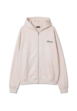 Pegador, PEGADOR OVERSIZED SWEAT JACKE CARLOFORTE - Felpa con zip - cream