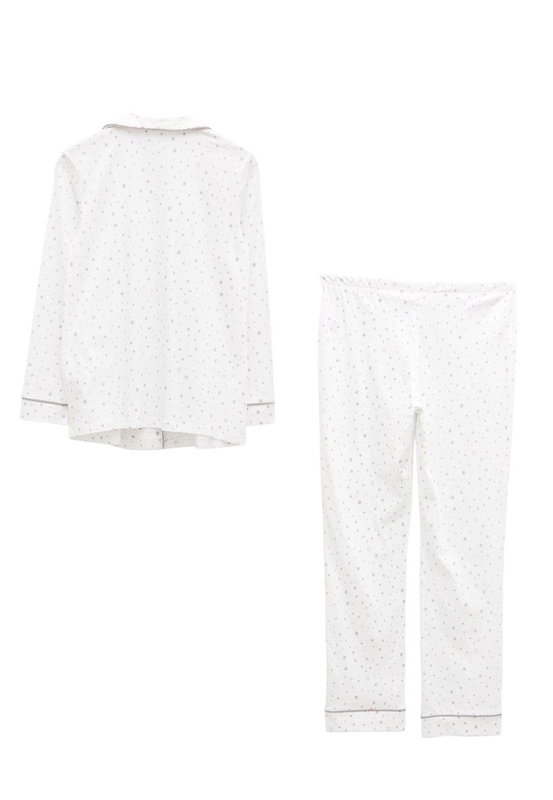 Damen Nachthemden | LC Waikiki SET Nachtwäsche Set ecru/grau - TX85594 Damen Nachthemden | LC Waikiki SET Nachtwäsche Set ecru/grau - TX85594