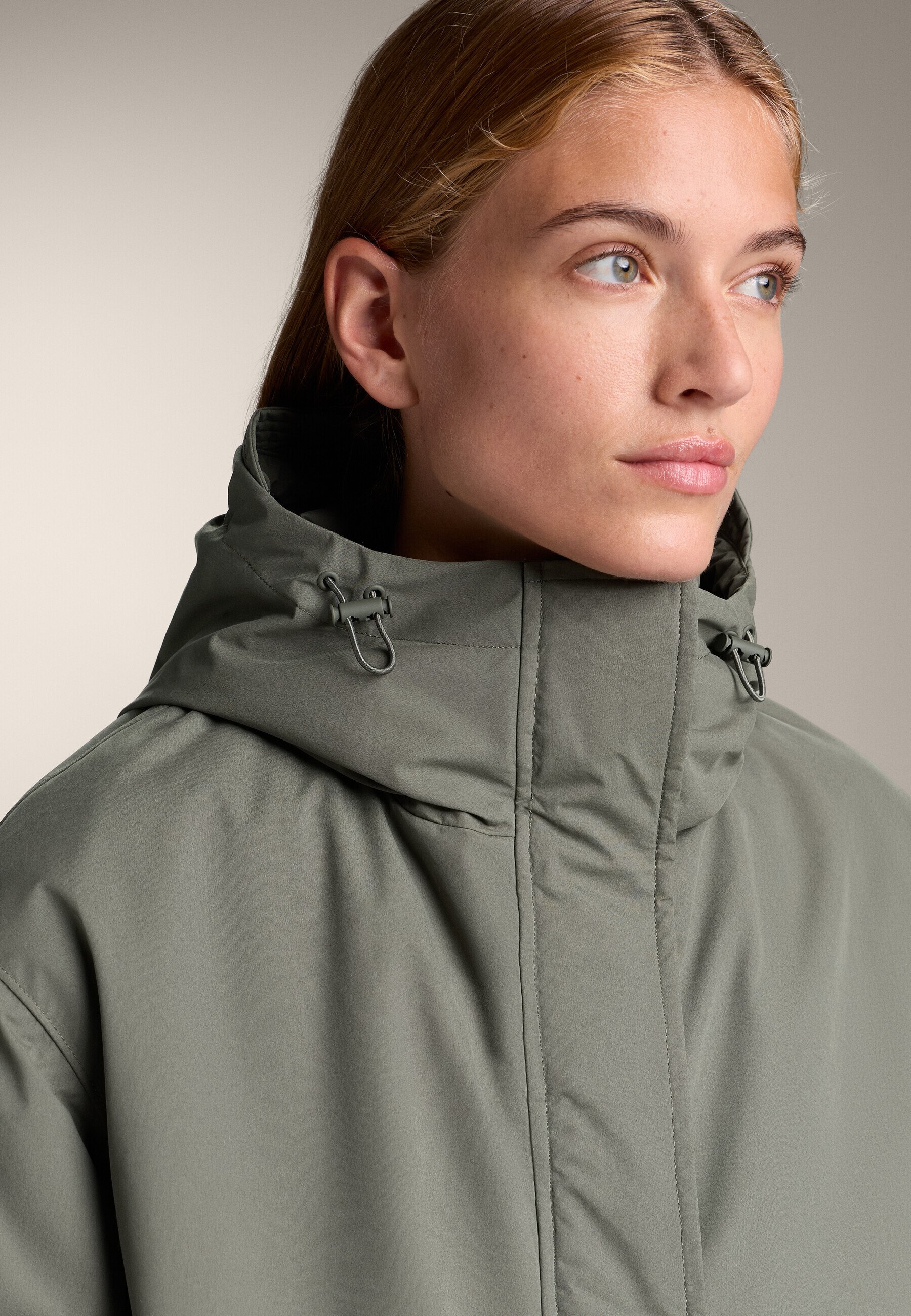 ジャケット・アウター aere hooded nylon padded coat Jacket Rains Unisex Padded Nylon Coat Slate | Outdoorsupply