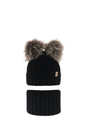 WINTERSET - MIT ZWEI BOMMEL AMALA - Scaldacollo - black