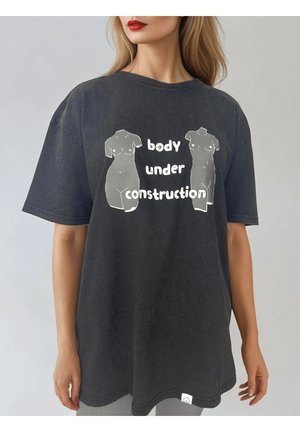 Print T-shirt - black