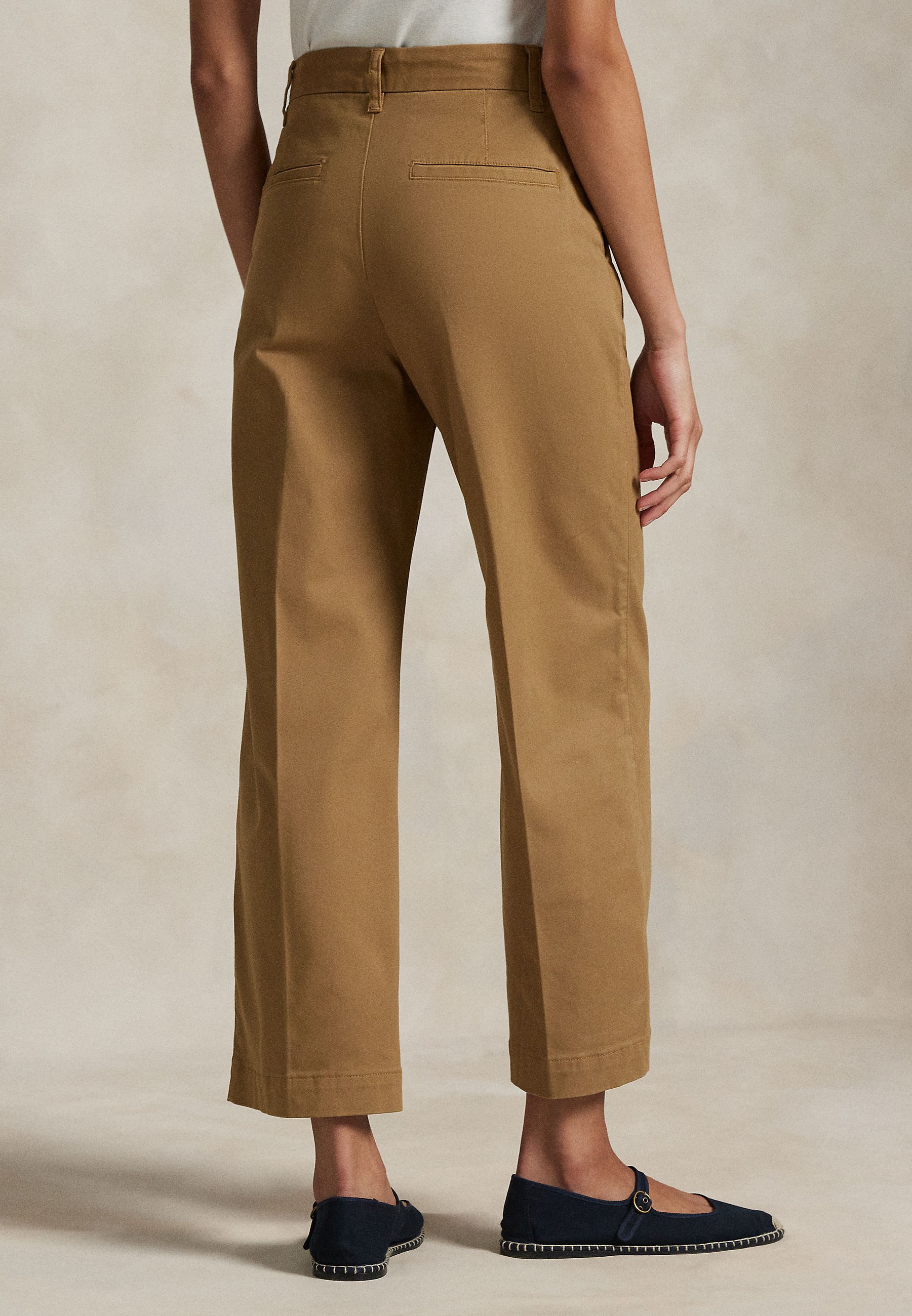 Polo Ralph Lauren CHINO WIDE LEG PANT - Trousers - montana khaki