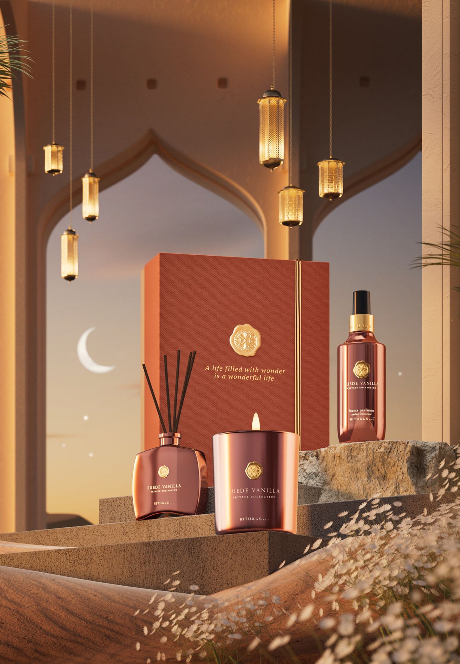 Rituals GIFT SET - SUEDE VANILLA - PRIVATE COLLECTION - COMFORT
