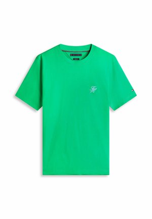 Tommy Hilfiger, SCRIPT MONOGRAM SWIMSHOP TEE - T-shirts basic - jade wink