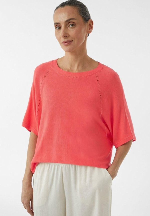 T-Shirt basic - koralle