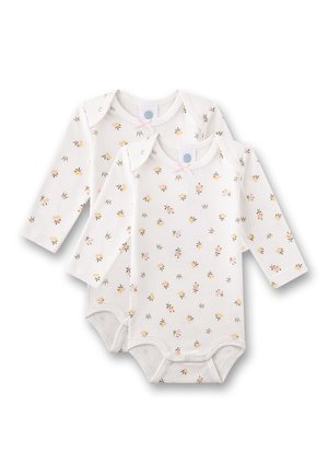 2ER PACK LANGARM BLUMEN - Body - white