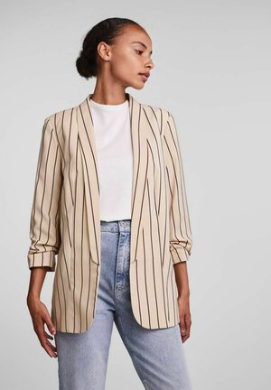 Pieces PCBOSELLA BLAZER - Abrigo corto - white pepper