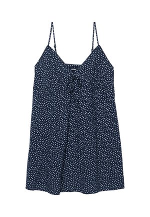 Superdry & Co, SUPERDRY TEXTURED WOVEN CAMI DRESS.. - Vestido informal - navy blue ditsy hearts