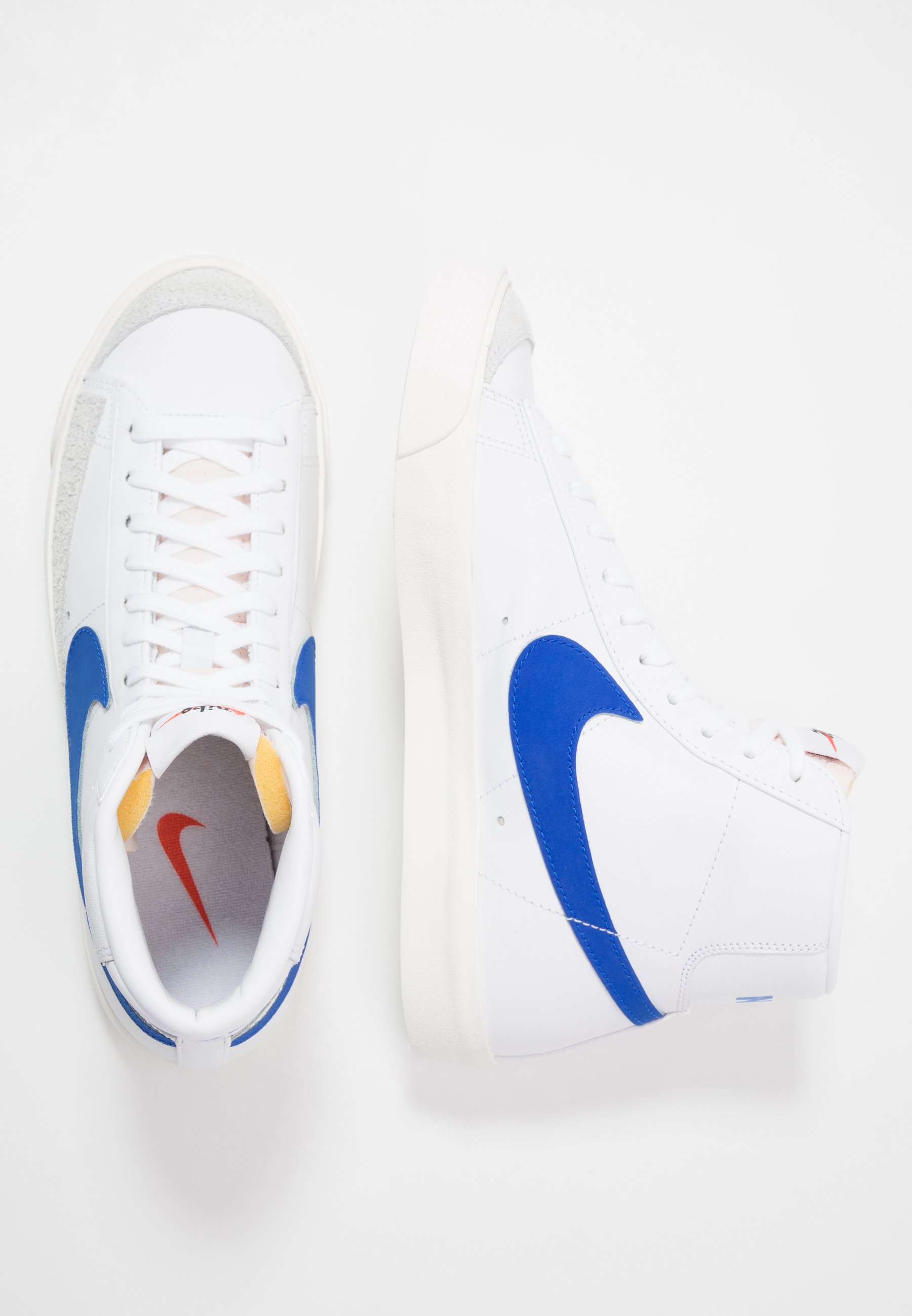 Nike Sportswear BLAZER MID 77 UNISEX - Zapatillas altas - white/racer  blue/sail/blanco - Zalando.es