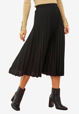 MIDI - REGULAR FIT - A-snit nederdel - black