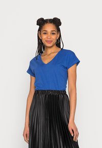 VILA VIDREAMERS V NECK - T-shirt básica - mazarine blue