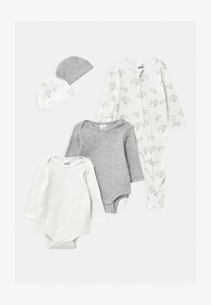 BUNDLE SET UNISEX - Čepice - milk