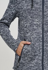 Oxmo Jersey con capucha - mottled dark blue