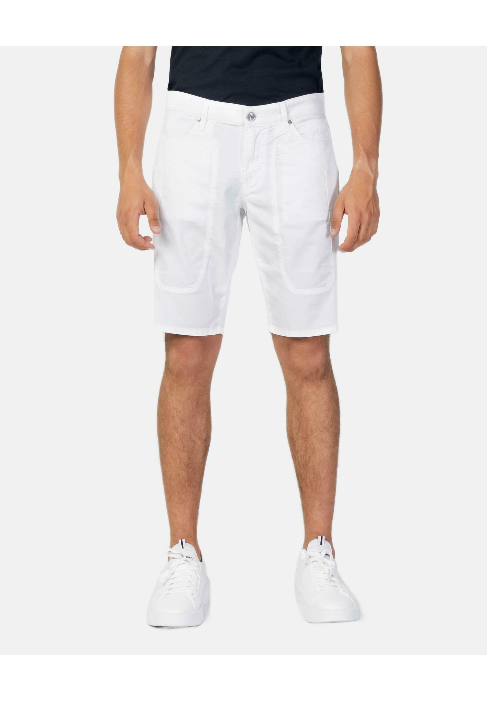 Jeckerson Shorts di jeans - white/bianco - Zalando.it