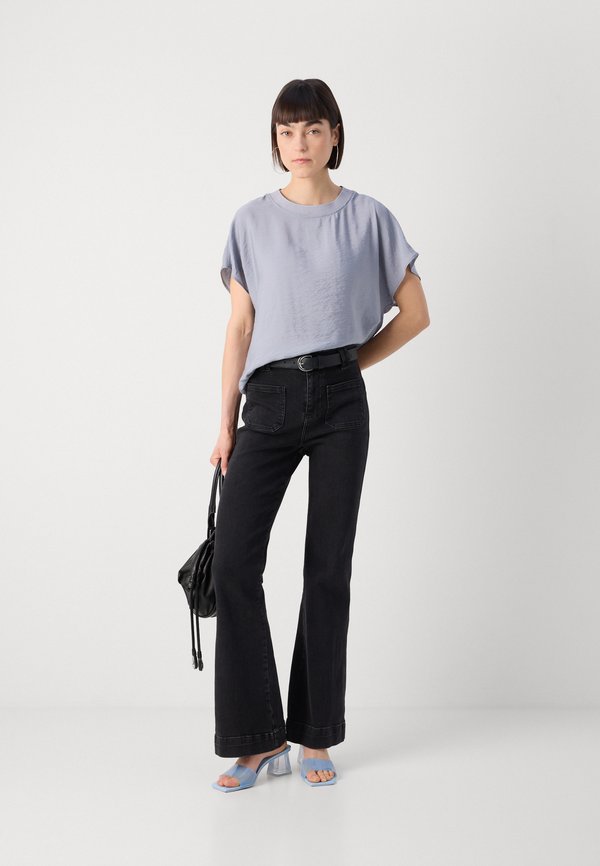 STYLE SHORT SLEEVE CREW NECK WITH TAPE SOLID - Basic T-shirt - nordic sea4