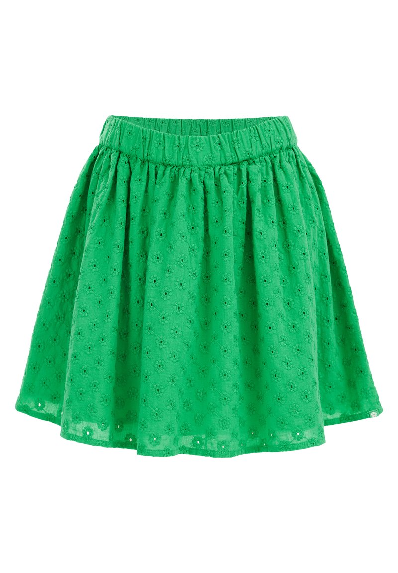 WE Fashion Plooirok groen