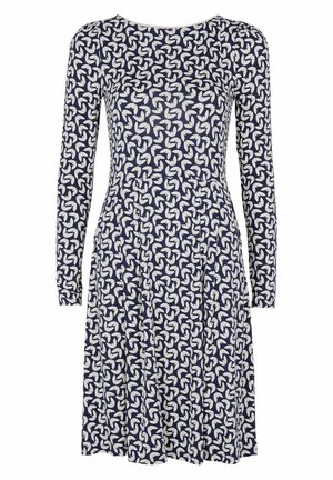 Žerzejové šaty - mottled blue