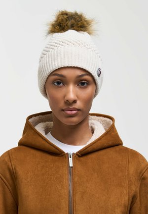 Colmar Originals, COLMAR ORIGINALS HAT WITH FAUX FUR POMPOM - Muts - off white