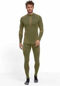 FALKE WARM TURTLENECK MILD TO COLD TEMPERATURES - Maglietta intima - herb