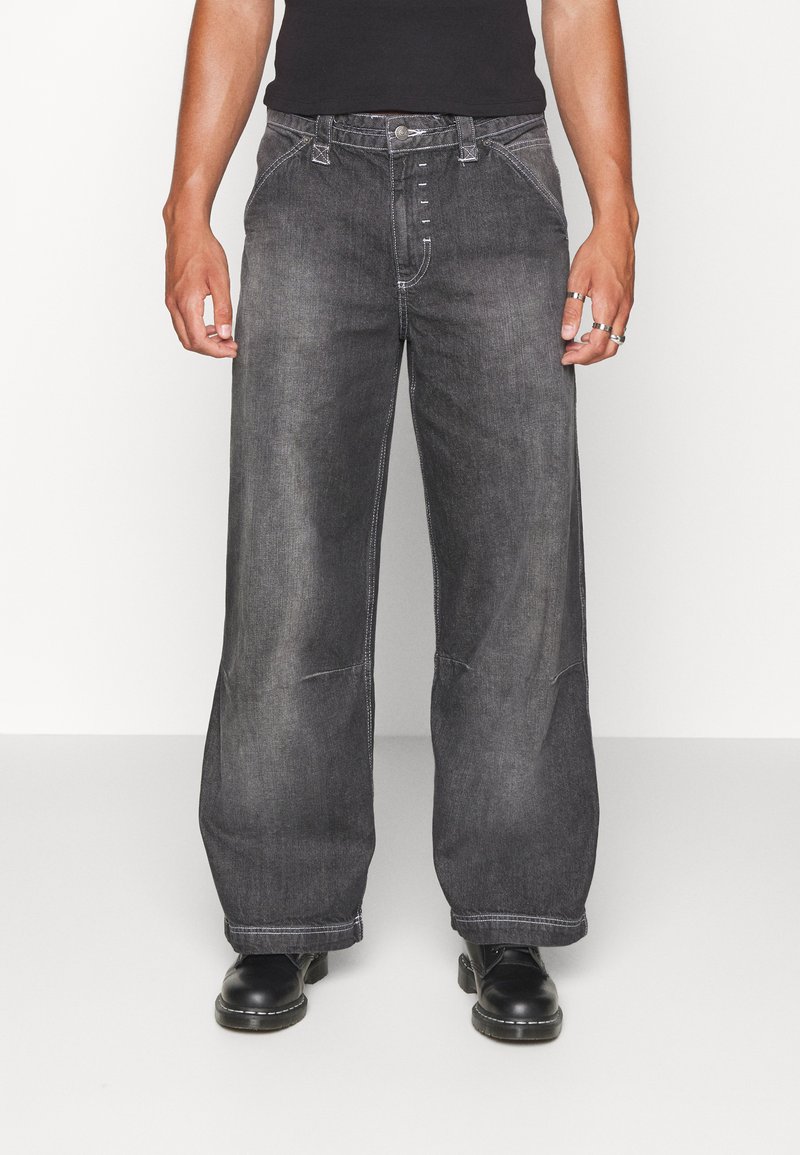 Jaded London SKATE COLOSSUS - Relaxed fit jeans - black - Zalando 