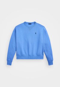 FLEECE CREWNECK PULLOVER - Sweater - summer blue
