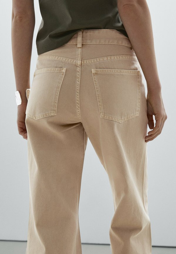 MID-RISE - Flared Jeans - beige4