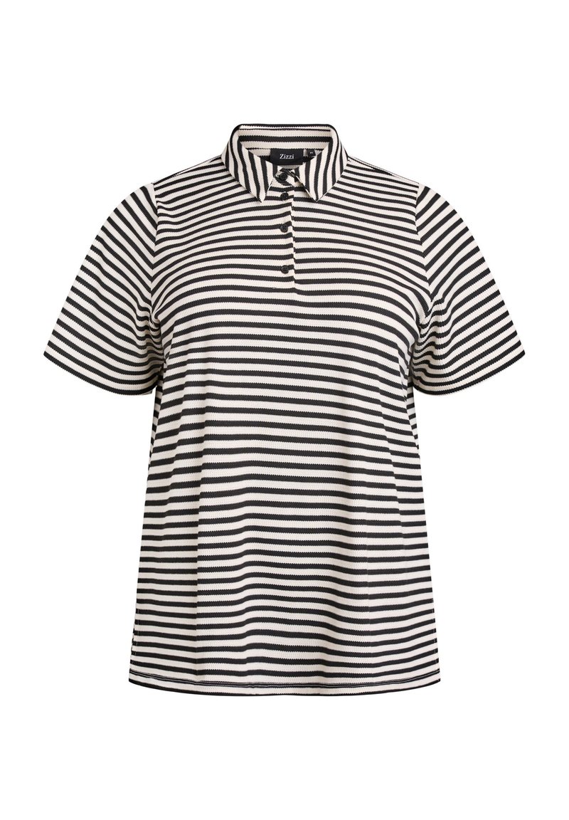 Zizzi Poloshirt zwart