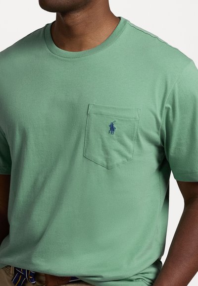 Polo Ralph Lauren Big & Tall JERSEY POCKET T-SHIRT - Základné tričko - faded mint
