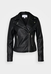 VILA Giacca in similpelle - black