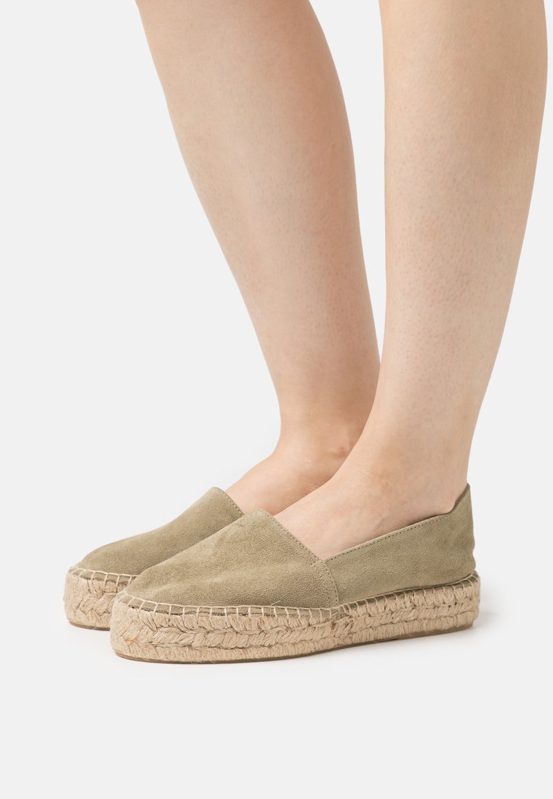 Zign LEATHER Espadrilles khaki/kaki Zalando.be
