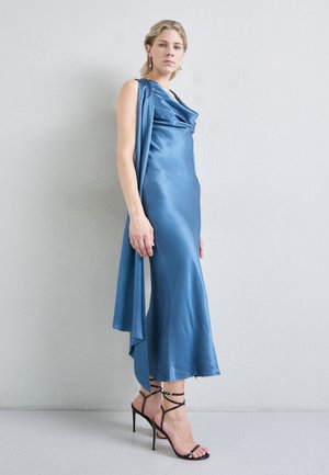 Materiel DOUBLE SCARF DRESS - Koktailové šaty/večierkové šaty - teal