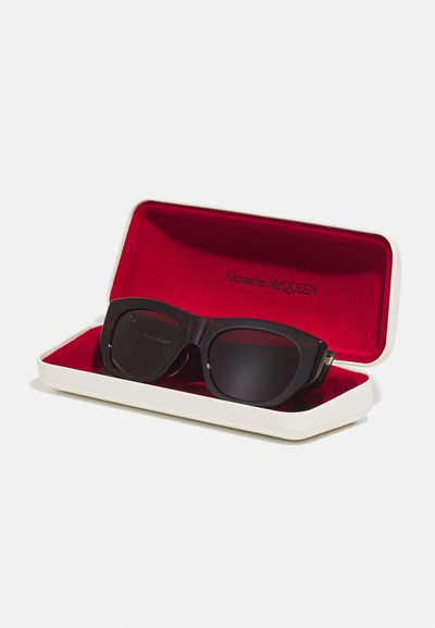 Alexander McQueen UNISEX - Napszemüvegek - havana/brown