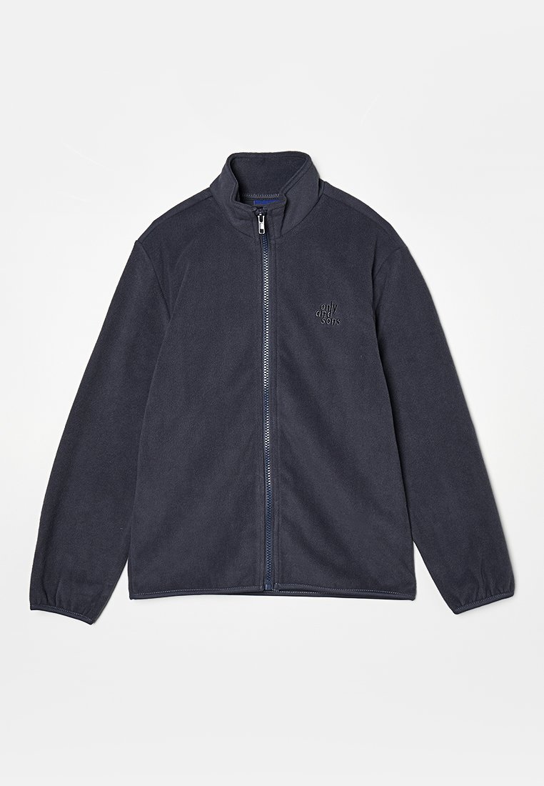 ONLY & SONS junior Fleecejas donkergrijs